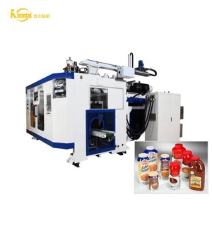 Multi-layer automatic bottle blowing machine with liquid level line